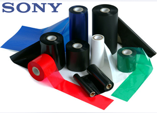 ผ้าหมึกสำหรับพิมพ์บาร์โค้ด ริบบอนบาร์โค้ด Thermal Transfer Ribbon (TTR) ยี่ห้อ Sony